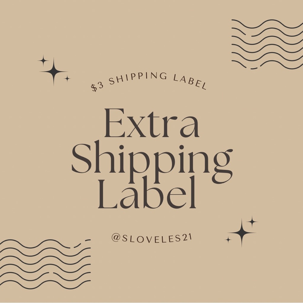 Extra Shipping Label